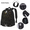 thumbnail image 3 of Disketp Spiderweb Bats And A Spider Mochila Estampada de Gran Capacidad con Lonchera y Estuche, Set de 3 Piezas para Estudiantes, 3 of 7