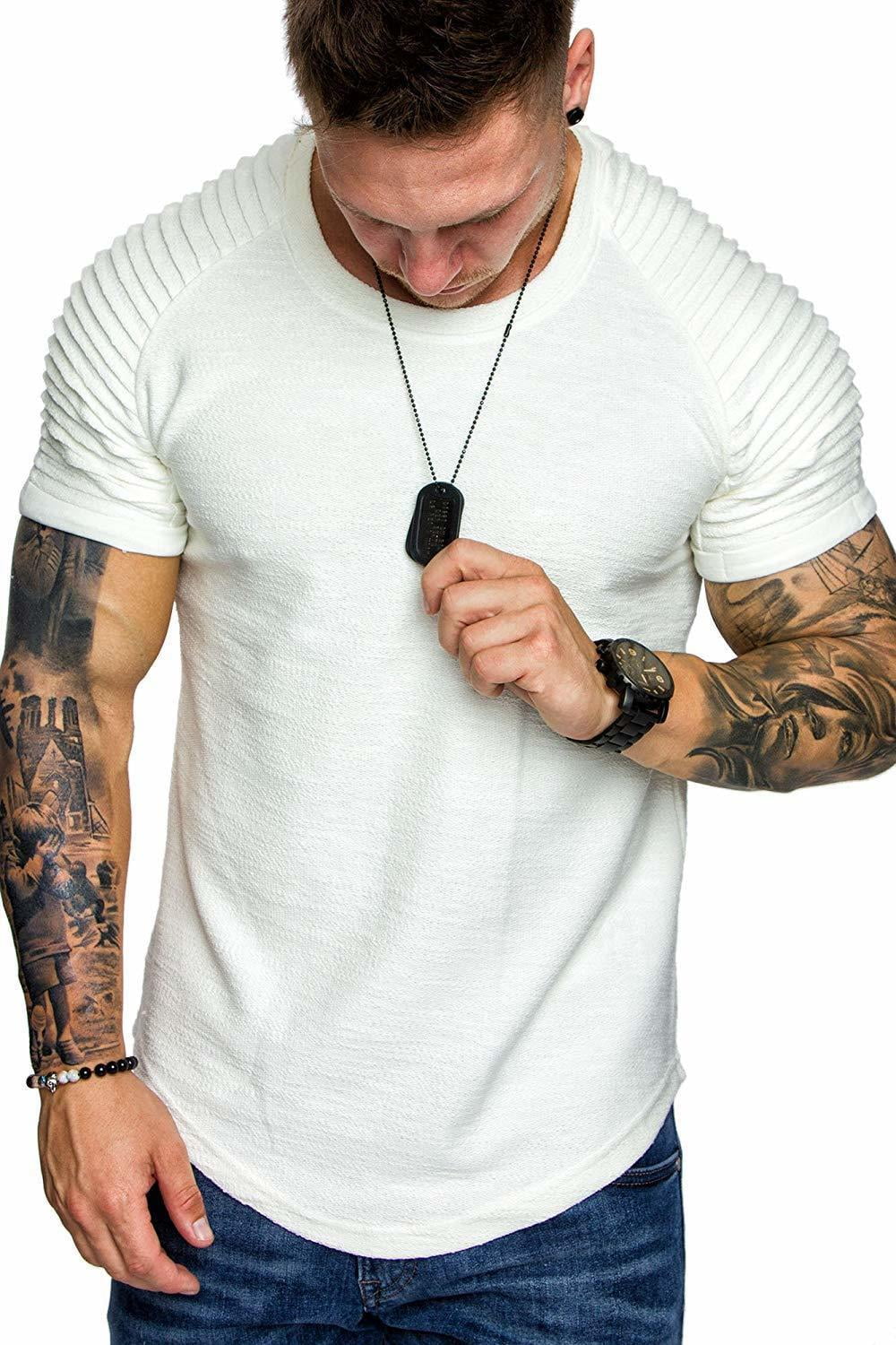 COOFANDY Men's Workout T-Shirt Gym Tee Short Sleeve Bodybuilding Shirt Fashion T Shirts