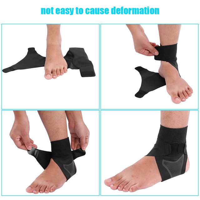 Ankle Support Brace, Stabilizer Strap for Sports Fitness Breathable RidingM Left