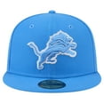 thumbnail image 2 of Men's New Era Blue Detroit Lions  Main 59FIFTY Fitted Hat, 2 of 6