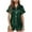 Green, variant on XuJwPNcy Womens 2 Piece Outfits Summer Plus Size Suits Half Sleeve Print Shirts and Drawstring Sweatpant Lounge Sets