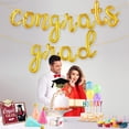 thumbnail image 5 of KatchOn, Gold Congrats Grad Balloons - Script, 16 Inch | Congratulations Balloon for Graduation Decorations 2026,2026 graduation party decorations | Graduation Balloons, Grad Party Decorations, 5 of 6