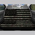 thumbnail image 3 of Psesaysky Car Seat Cover for Car Interior Work, Distressed Digital Camo American Flag Pattern 2 Pcs Set Rear Bench Seat Cover Durable Decorative, 3 of 7