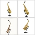 thumbnail image 2 of FRCOLOR Saxophone Stand Alto Saxophone Display Rack Practical Saxophone Desktop Holder Saxophone Stand,14.96"X6.69"X6.69", 2 of 5