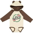 thumbnail image 3 of Inktastic Big Cousin with Flower Circle Girls Long Sleeve Baby Bodysuit, 3 of 5