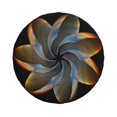 thumbnail image 2 of Waterproof Spare Wheel Cover, Black Colorful Metal Abstract Art Adjustable Wheel Cover For Jeep Trailer Rv Suv Car, 14 Inch, 2 of 8