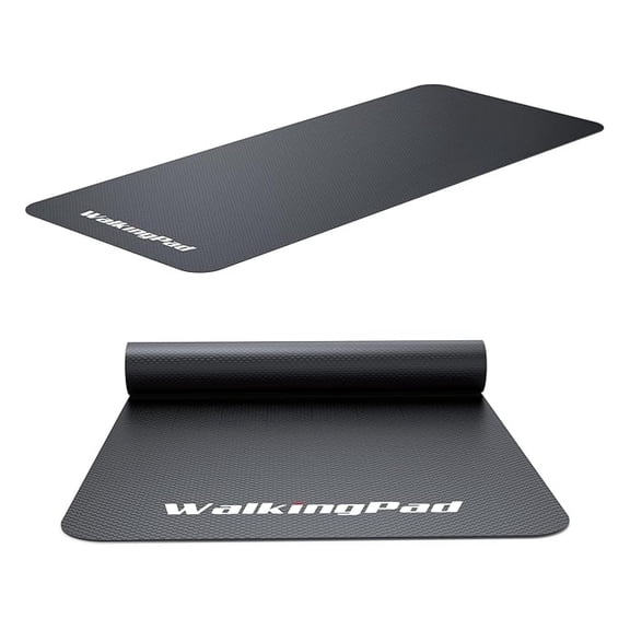 Exercise Mat for Treadmill - Walking Pad Floor Protector 63x32.3in TPE Anti-Slip