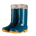 thumbnail image 7 of CAZOFW Winter Rain Boots for Women Fleece Lined Waterproof Boots with Thick Traction Sole, 7 of 7