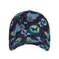 thumbnail image 2 of Yiaed Blue Butterfly Print Cap Adjustable Size for Running Workouts and Outdoor Activities All Seasons, 2 of 5