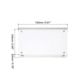 thumbnail image 2 of Unique Bargains 3.9' x 5.9' x 0.8' Acrylic Picture Frame Magnetic Photo Frames Display Double Sided, Clear, 2 of 6