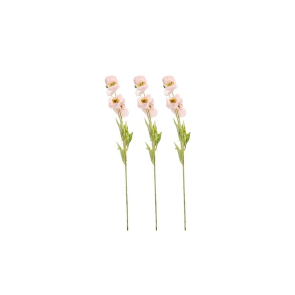 Realistic Silk Poppies Artificial Poppy Fake False Plastic Plants Red For Wedding Decoration Simulation Flower