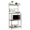 thumbnail image 2 of 4-Tier Kitchen Microwave Storage Rack Oven Stand White, 2 of 5