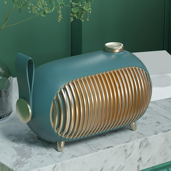 Calentador de espacio eléctrico, 1000 W 3 engranajes ajustan la protección contra sobrecalentamiento, ventilador del termostato de calefacción, para verde