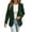 #237-Army Green, variant on Women's Business Casual Blazer Slim Fit Suit Notched Lapel Pocket Jacket for Work Office