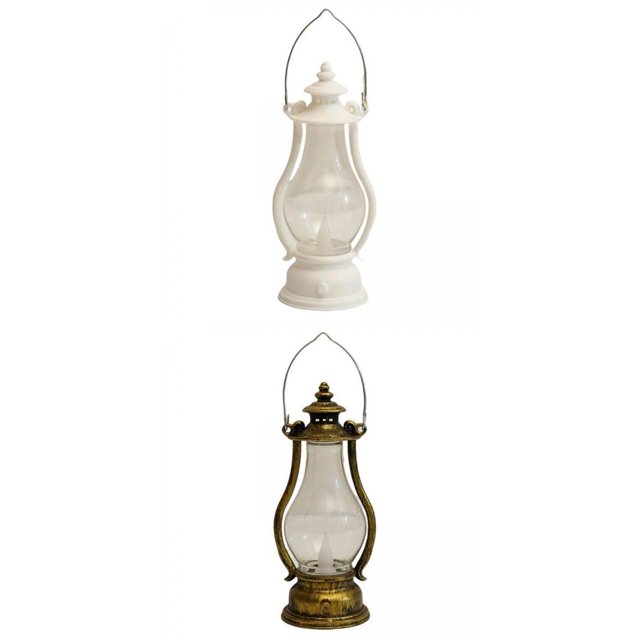 Sin Llama Retro Antiguas Para Colgar Para Decoración De Jardín De Senderismo. BLESIY Linterna de lámpara de aceite