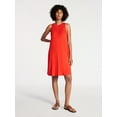thumbnail image 5 of Time and Tru Women’s Sleeveless Knit Swing Dress, Sizes XS-XXXL, 5 of 5
