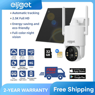 ANRAN 3/4G LTE Cellular Security Camera Outdoor Wireless, 2K Solar