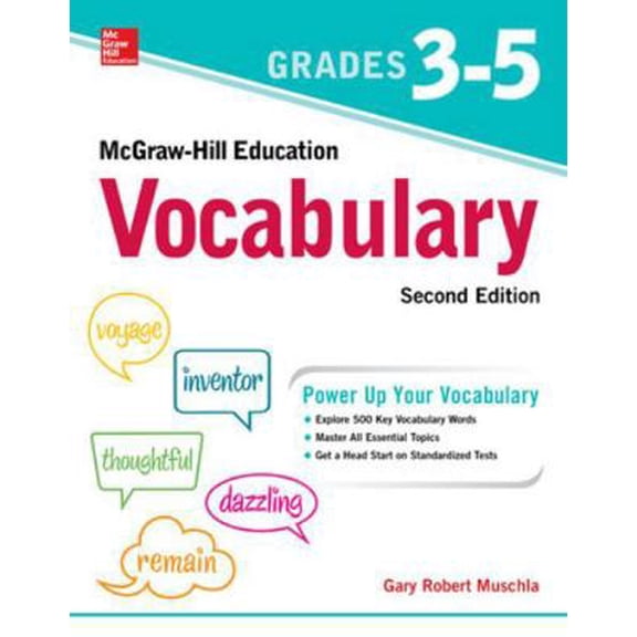 Pre-Owned McGraw-Hill Education Vocabulary Grades 3-5, Second Edition (Paperback) 1260135195 9781260135190