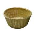 thumbnail image 3 of Cesta de pan de mimbre, cesta de almacenamiento de ratán hecha a mano, cesta redonda para servir alimentos, cesta de almacenamiento de ratán para 24cmx10cm BLESIY Panera de mimbre, 3 of 8