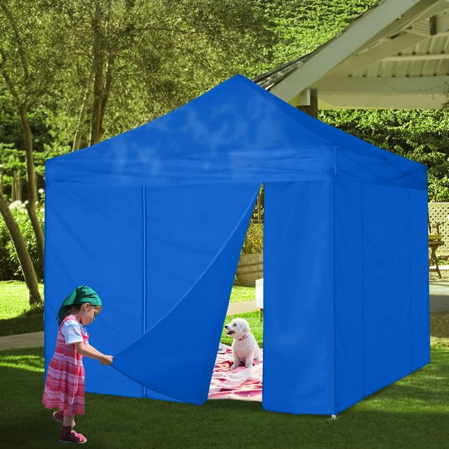 Cortavientos Solar COOSHADE para Carpa Plegable 8x8 Azul