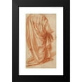 thumbnail image 2 of Andrea del Sarto 15x24 Black Modern Framed Museum Art Print Titled - Drapery Study (1517), 2 of 5