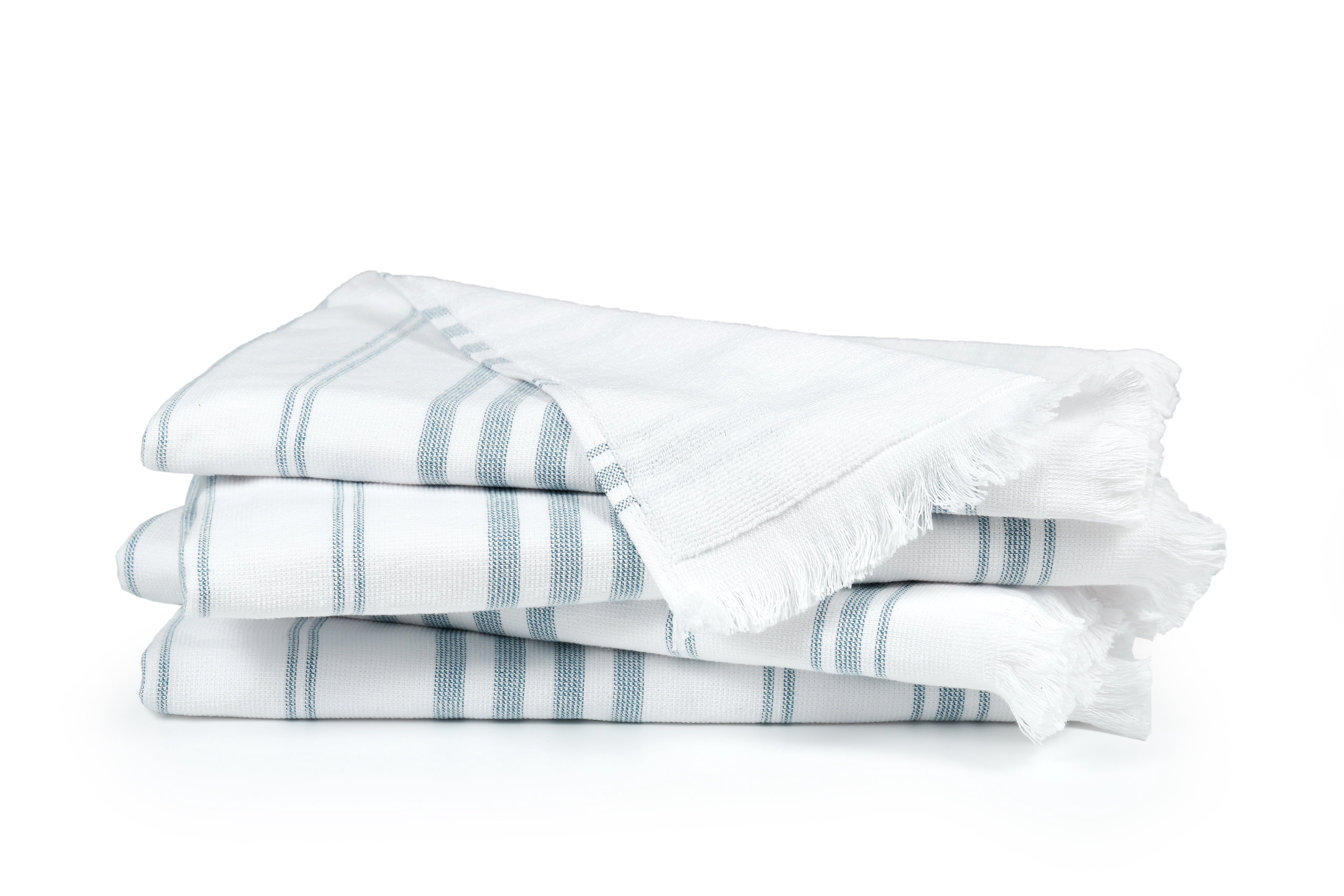 Ample Decor Hammam Hand Towel for Kitchen 100% Cotton 16X28 inch -4pcs Mint Green