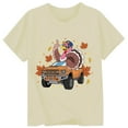 thumbnail image 3 of Kiijoy Toddler Girls Thanksgiving Day T Shirt Short Sleeve Graphic T-Shirt, Sizes 1-2, 3 of 3