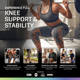 thumbnail image 6 of Modvel Compression Knee Brace - 2 Pack for Running Knee Pain, Knee Support Compression Sleeve, or Meniscus Tear ACL & Arthritis Pain Relief, 6 of 8