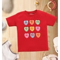 thumbnail image 4 of Shop4Ever Valentine's Day Candy Hearts Toddler's Cotton T-Shirt 4T Red, 4 of 6