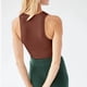 thumbnail image 5 of Moda mujer sólido sexy sin mangas con cuello en v chaleco delgado tops cortos blusa Pompotops  lopia999780, 5 of 6