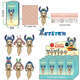 thumbnail image 1 of 12 piezas Disney Stitch Sonny Angel Kawaii Anime dibujos animados colección mini figuras adornos muñecas lindas niños regalo de Navidad juguetes, 1 of 5