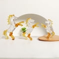 thumbnail image 5 of RZDLIZJ 4.3" Crystal Horse Statue Year of The Horse 2026 Crystal Figurine Gift Hand Blown Glass Horses Feng Shui Zodiac Collectible Figurine for Home Office Luckys Wealth Chinese New Year Decor, 5 of 8