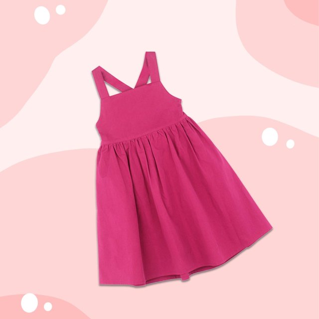 Robes pour Filles Catégorie Produit Robes pour Filles / Titre du Produit Robe Décontractée d'Été pour Enfants Bébés Filles Couleur Unie Camisole Vêtements de Fête pour Filles