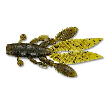 Yamamoto Baits Flappinft Hog Creature Bait 7 3.75in Green Pumpkin with Large