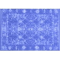 thumbnail image 1 of Ahgly Company Indoor Rectangle Persian Blue Bohemian Area Rugs, 8' x 12', 1 of 4
