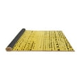 thumbnail image 2 of Ahgly Company Indoor Square Solid Yellow Modern Area Rugs, 4' Square, 2 of 4