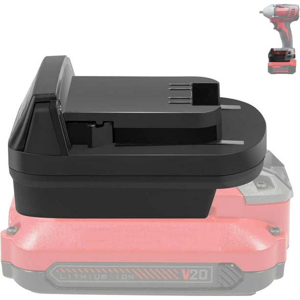 for Para V20 Uso Milwaukee M18 18V Herramientas Inalámbricas, para Batería Craftsman 20V Convertida en Batería for Milwaukee M-18 48-11-1812 para Batería de Herramientas Eléctricas Inalámbricas