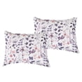 thumbnail image 3 of Floral Queen Comforter with Sheets Set - 7-Piece Purple Bed in a Bag, 3 of 7