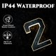 thumbnail image 4 of Solar-powered Digital Doorplate Waterproof LED Address Number Sign, 4 of 7