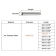 thumbnail image 2 of Unique Bargains 3x28mm Dowel Pins, 20 Pack Round Head Flat Chamfered End Dowel Pin, 2 of 6