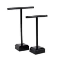 thumbnail image 1 of Qarigey 2 uds soporte de exhibición en forma de T estante de almacenamiento Vertical Base estable resistente ahorro de espacio estante de exhibición Ropa, zapatos y accesorios Miscelánea Negro Qarigey AP016415-03, 1 of 6