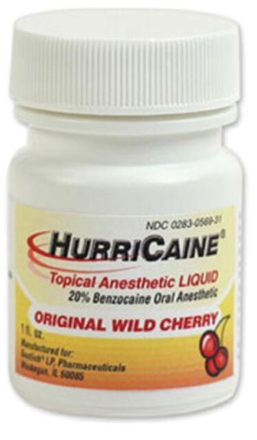 Hurricaine 20% Liquid Jar Cherry 1 Oz