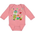 thumbnail image 3 of Inktastic Holiday Nutcracker and Candy for Christmas Boys or Girls Long Sleeve Baby Bodysuit, 3 of 5