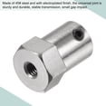 thumbnail image 5 of Uxcell 5mm Bore 18mm Length Hexagon Coupler, Coupling Shaft Iron Connector Pack of 4, 5 of 7