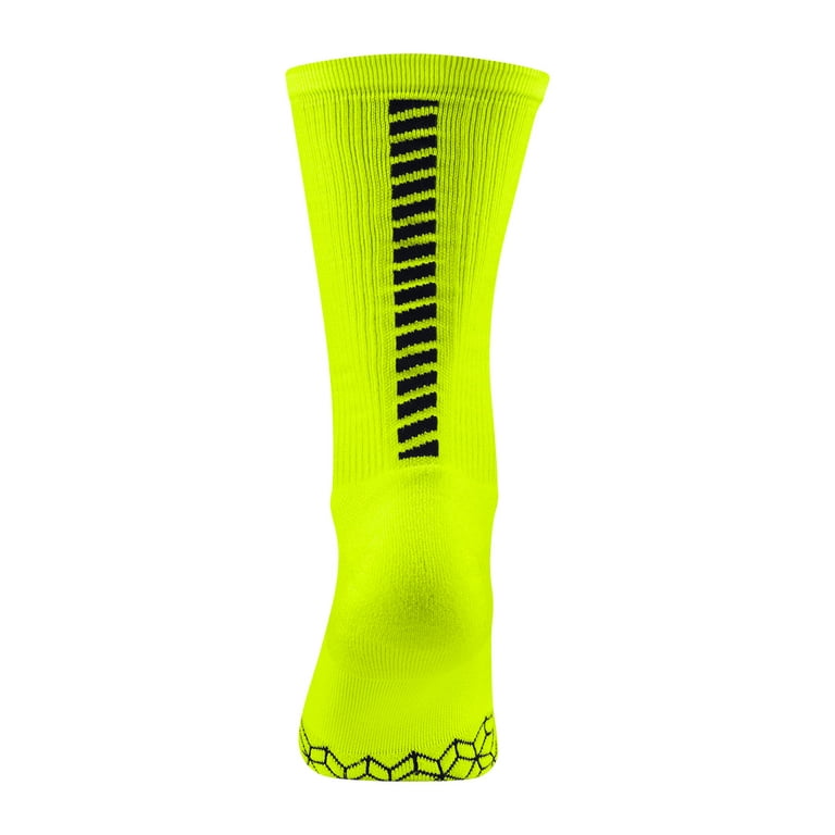 Nike Elite Running Crew Socks - Volt/Black SX5460-702, M - Walmart.com