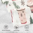 thumbnail image 5 of Yayeee 2 Pack Hand Towels for Bathroom 100% Cotton 16" x 28" Soft Absorbent Kitchen Towel, Christmas Cups, 5 of 7
