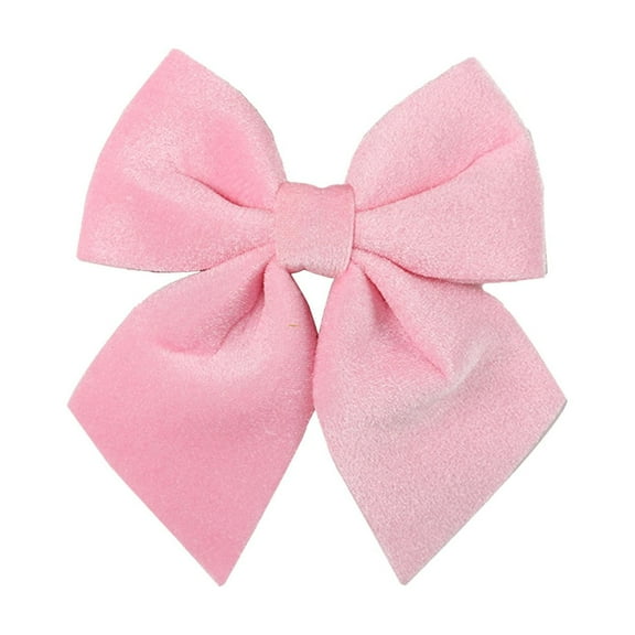 Luoshdecor Red Velvet Wreath Bows,Winter Christmas Bows Xmas Hanging Ornaments for Christmas Wreath Party Decoration 7.87 in