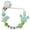 green, variant on XIRQI Pacifier Clip,Food-Grade Silicone Beads Pacifier Holder,Easy to Clean Binky Clips
