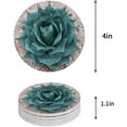thumbnail image 1 of FMSHPON Natural Plant Green Agave Tequila Set of 4 Round Coaster for Drinks, Absorbent Ceramic Stone Coasters Cup Mat with Cork Base for Home Kitchen Room Coffee Table Bar Decor, 1 of 5