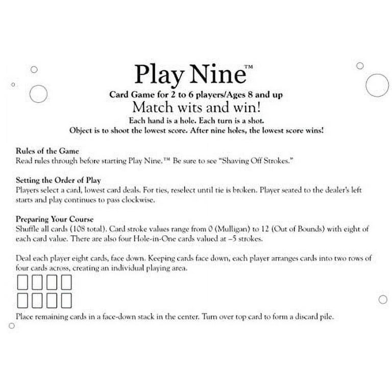 Rule 6 - Playing a Hole